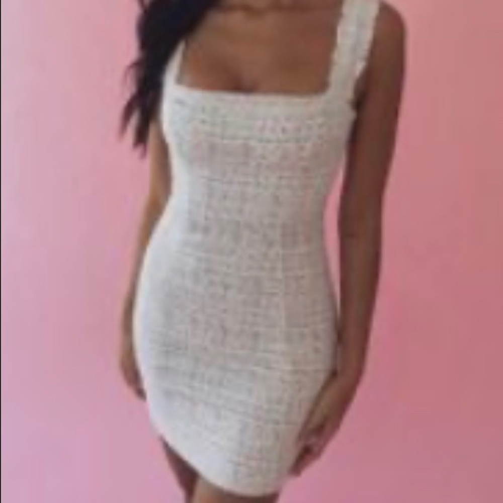 Meshki Celena Tweed Mini Dress - Size XL